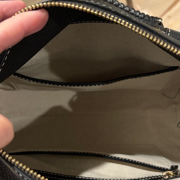 DOONEY & BOURKE Leather Handbag Sorrento Satchel Purse Crossbody, Black/NWT - Picture 13 of 16